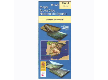 Mapa Seoane Caurel 157-1 IGN 1: 25.000