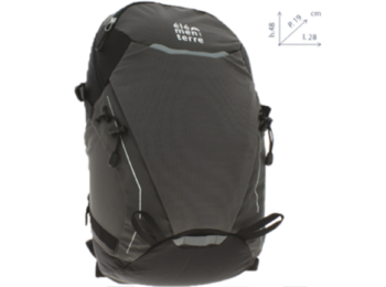 Mochila Elementerre Talca 25 L Preto/Cinza