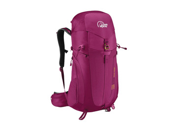 Trilha da Zona Aérea Mochila Lowe Alpine ND 28 Violeta