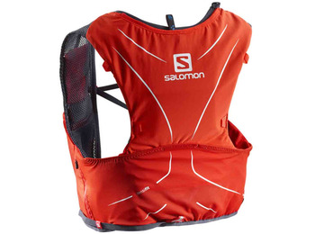 Salomon Adv Skin 5 Set Mochila Vermelha / Branca
