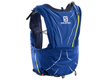 Mochila Salomon Adv Skin 12 Set Blue / Lime