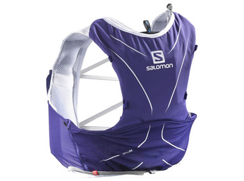 Mochila Salomon ADV Skin 5 Set Roxo / Branco