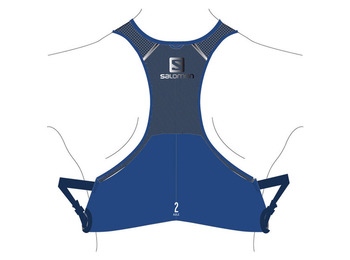 Mochila Salomon Agile 2 Set Surf Web / Medieval Blue