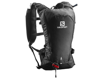 Salomon Agile 6 mochila preta