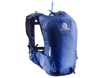 Conjunto Salomon Skin Pro 15 Mochila Azul