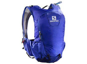 Conjunto Salomon Skin Pro 15 Mochila Azul