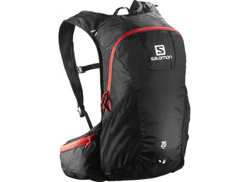 Salomon Trail 20 mochila preta / vermelha