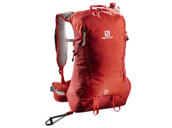 Salomon X Alp 23 mochila vermelha