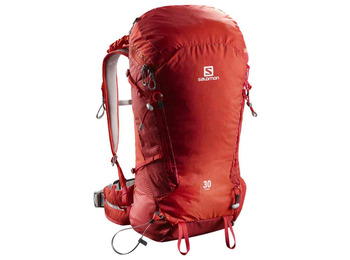 Salomon X Alp 30 mochila vermelha