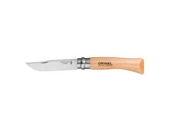 Canivete de bolso de cor Opinel n.8 Correia de origens marrom