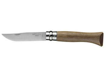 Faca de nogueira em aço inoxidável Opinel n.6