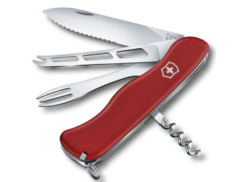 Victorinox Cheese Master Knife 8 usa vermelho