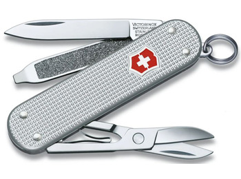 Victorinox Classic Alox Knife 5 usa cinza