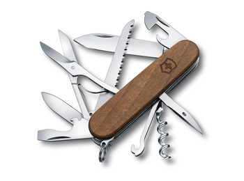 Canivete de bolso Victorinox Huntsman Wood 13 ferramentas, madeira de 91 mm