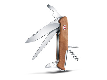 Canivete Victorinox Ranger 55 Wood, 10 ferramentas, 130 mm de madeira
