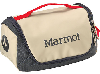 Bolsa de higiene pessoal Marmot Compact Hauler bege/vermelho