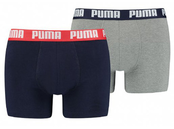 Pack de 2 boxers Puma azul marinho/cinzento