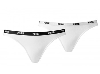 Pacote de calcinha de biquíni branco Puma 2
