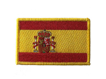 Grande emblema bordado da bandeira da Espanha