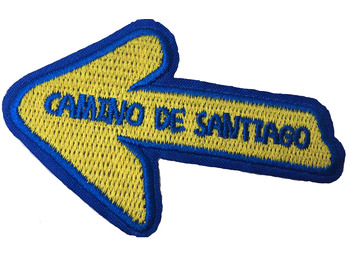 Patch bordado de setas do Camino Santiago