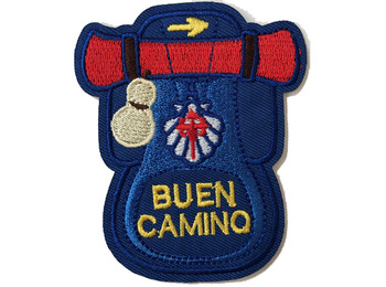 Patch bordado de mochila Buen Camino
