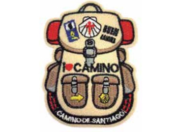 Patch bordado Mochila Camino de Santiago