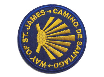 Patch bordado redondo Star Camino de Santiago