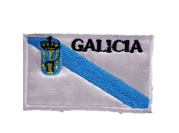 Patch bordado da bandeira da Galiza