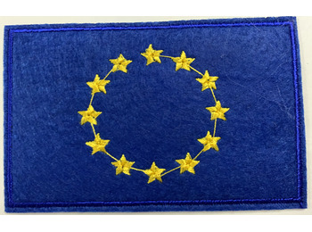 Patch bordado de tecido de bandeira da União Europeia