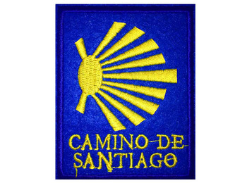 Patch bordado Estrela do Caminho 6x8 cm.