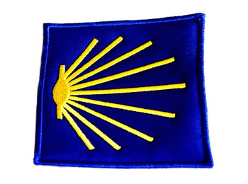 Patch bordado Estrela do Caminho 7x7 cm.