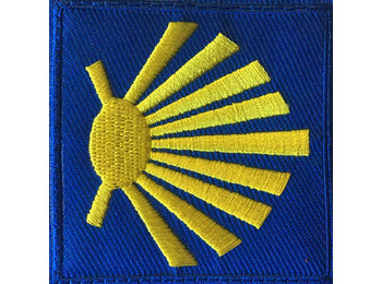 Patch bordado em tecido rústico Camino Star