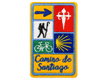 Patch de Símbolos do Caminho de Santiago Multicolor