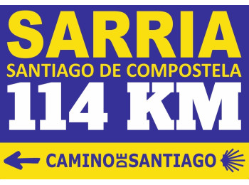 Pegatina SARRIA KM 114