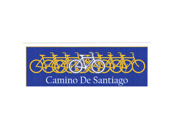 Autocolante de bicicleta Caminho de Santiago 13x4,5