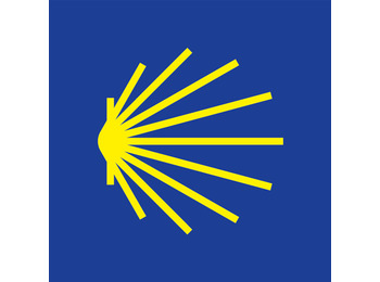 Adesivo de estrela do Caminho de Santiago