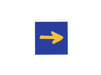 Adesivo Arrow Camino de Santiago 6x6