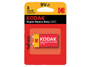 Bateria de zinco super resistente Kodak