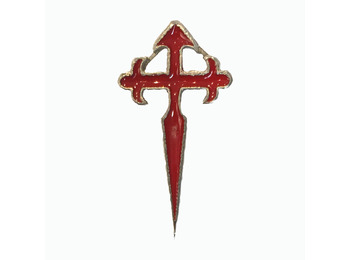 Pin Cruz de Metal de Santiago