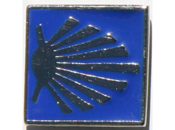 Pin estrela de metal para estrada