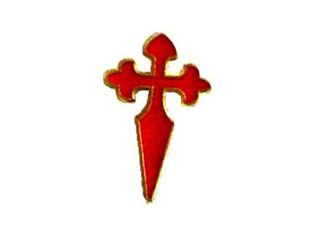 Pin Cruz de Metal de Santiago