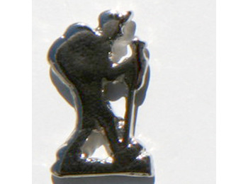 Pin de Perfil de Prata Peregrino