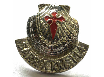 Pin Vieira Sarria Km 114 Prata