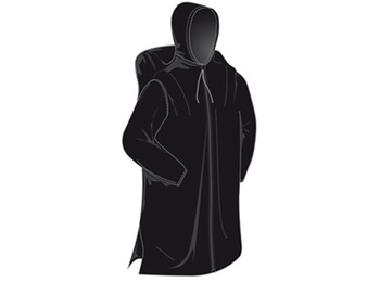 Poncho Elementerre Pelerin Black