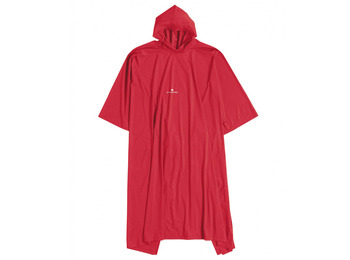 Ferrino Poncho Impermeável Vermelho