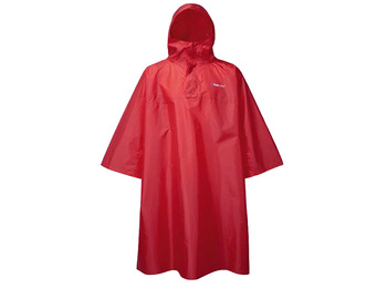 Poncho de luxo Trekmates Rojo granate