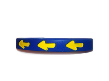 Pulseira de silicone Arrows of the Road