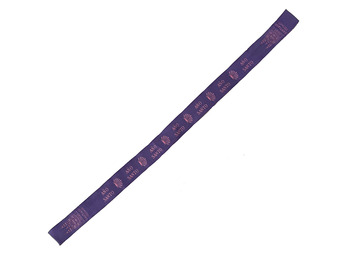 Pulseira de tecido roxo-rosa para o Ano Santo