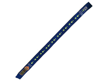 Pulseira Pequena Flecha e Estrela em Tecido Camino de Santiago 27 Azul