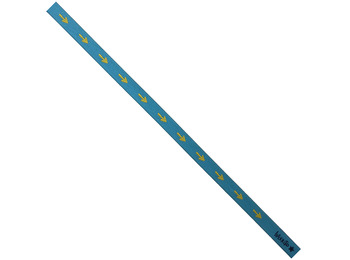 Pulseira de Tecido Setas Amarelas 54 Azul Céu